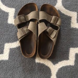 Birkenstocks Arizona Suede leather sandals Size 8